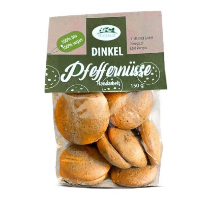 Show details for Bio Pfeffernüsse 150g vegan Picture of Bio Pfeffernüsse 150g vegan