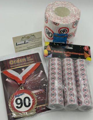 Zeige Details für Geschenkset zum 90. Geburtstag Bild von Geschenkset zum 90. Geburtstag