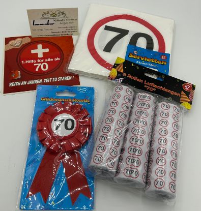 Zeige Details für Geschenkset zum 70. Geburtstag Bild von Geschenkset zum 70. Geburtstag