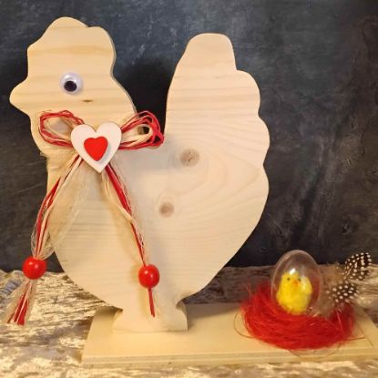 Show details for Holzaufsteller Ostern Picture of Holzaufsteller Ostern