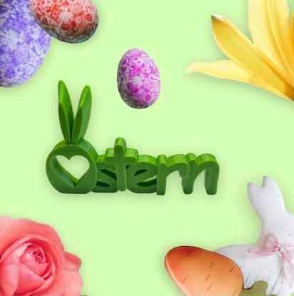Zeige Details für Schriftzug "Ostern" Bild von Schriftzug "Ostern"