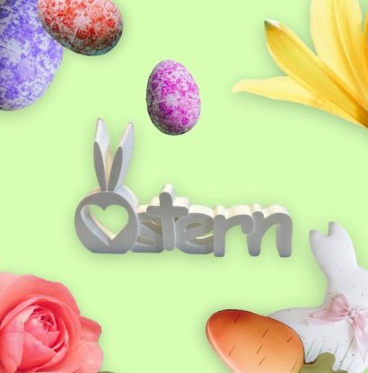 Zeige Details für Schriftzug "Ostern" Bild von Schriftzug "Ostern"
