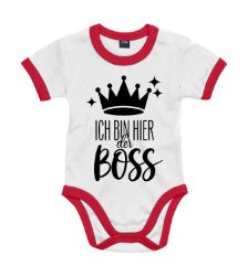 Bild von Frecher Babybody „Ich bin hier der Boss“