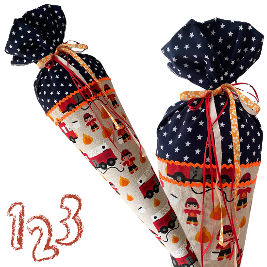 Bild von Personalisierbare Schultüte – Feuerwehr