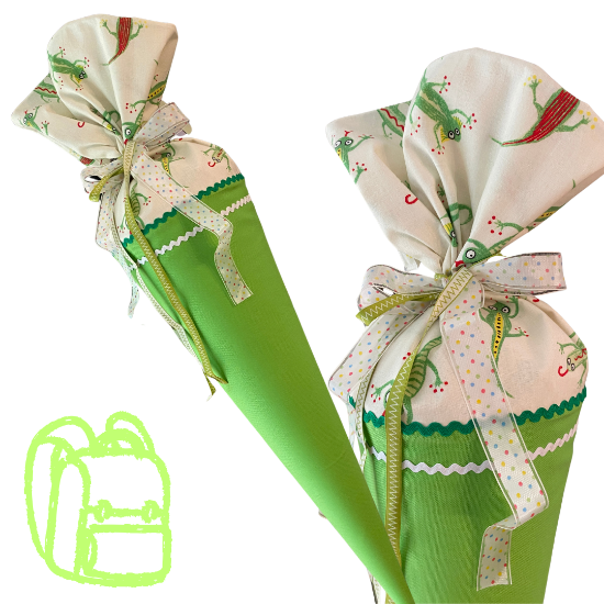 Bild von Personalisierbare Schultüte – Salamander