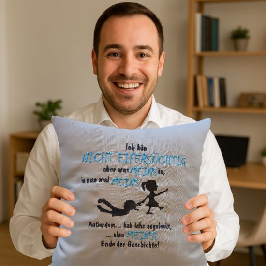 Picture of Lustiges Kissen "MEINS"