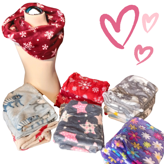 Picture of Kuschelige Loop-Schals aus Wellnessfleece