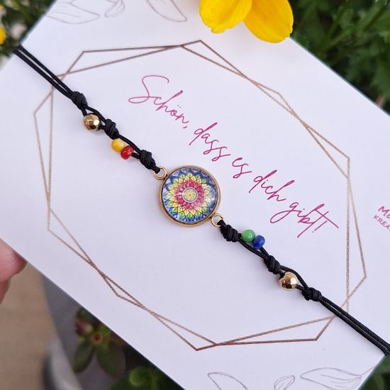 Picture of GlaubAnDich - Armband aus Edelstahl mit bunten Perlen