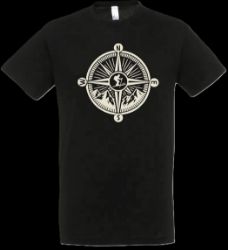 Bild von Tshirt- Kompass