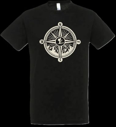 Bild von Tshirt- Kompass