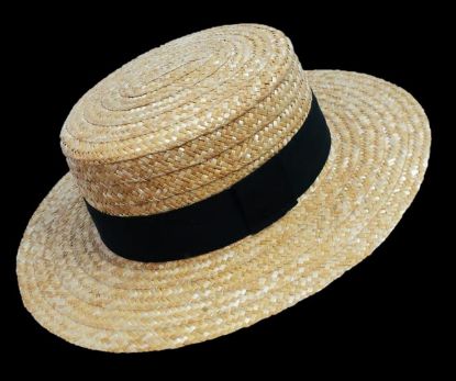 Bild von Bortenstroh mit schwarzem Band